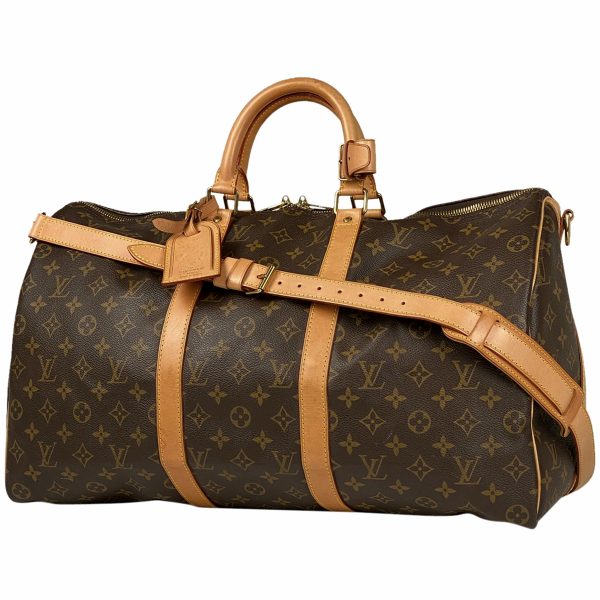 1000072353546 11 Louis Vuitton Keepall Bandouliere 50 Boston Bag Monogram Brown