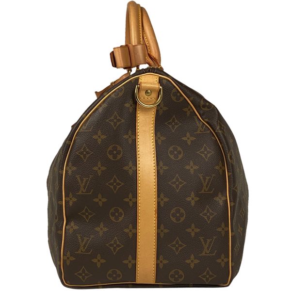 1000072353546 12 Louis Vuitton Keepall Bandouliere 50 Boston Bag Monogram Brown