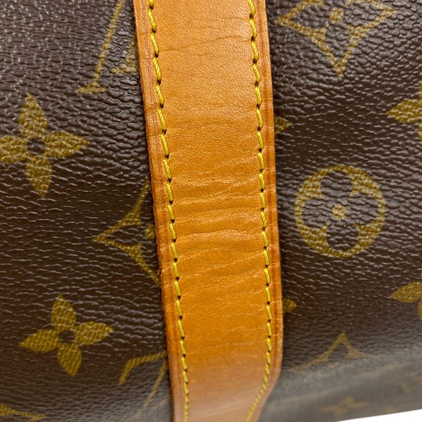 1000072353553 14 Louis Vuitton Keepall Bandouliere 55 Boston Bag Monogram Brown