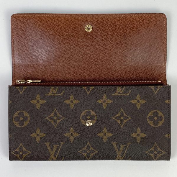 1000072372714 18 Louis Vuitton Porte Monet Credit Bill Purse Monogram Brown