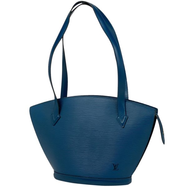 1000072376705 11 Louis Vuitton Saint Jacques Poigner Long Shoulder Tote Bag Epi Toledo Blue