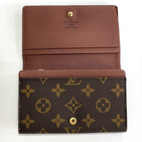 1000072378471 16 Louis Vuitton Porte Monet Bier Tresor Bill Purse Monogram Brown