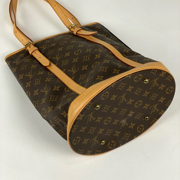 1000072420224 12 Louis Vuitton Bucket GM Shoulder Bag Monogram Brown