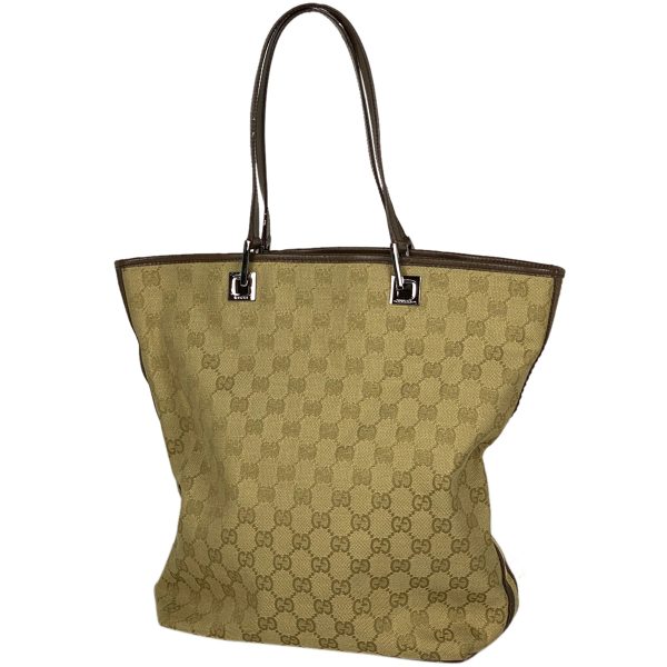 1000072422693 11 Gucci GG Pattern Tote Bag Handbag Shoulder GG Canvas Beige