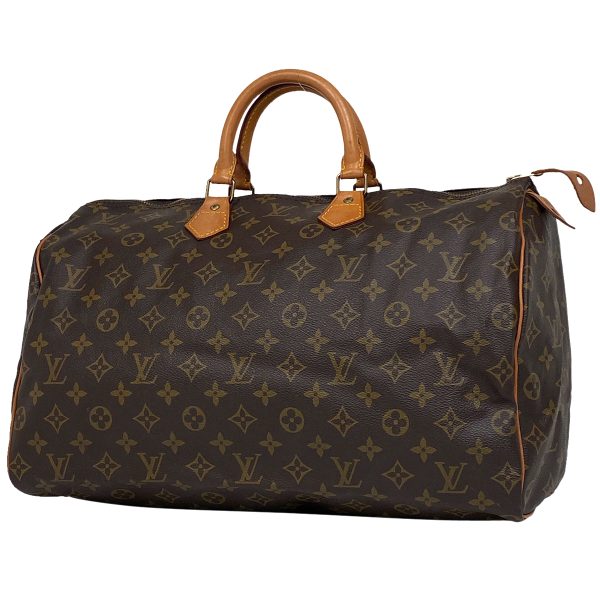 1000072518952 11 Louis Vuitton Speedy 40 Boston Bag Commuter Handbag Monogram Brown