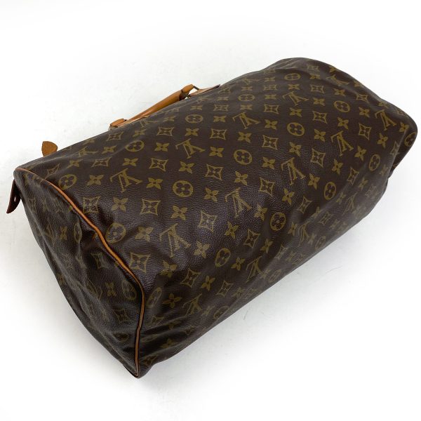 1000072518952 12 Louis Vuitton Speedy 40 Boston Bag Commuter Handbag Monogram Brown