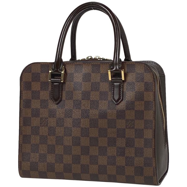 1000072520580 11 Louis Vuitton Triana Handbag Damier Brown