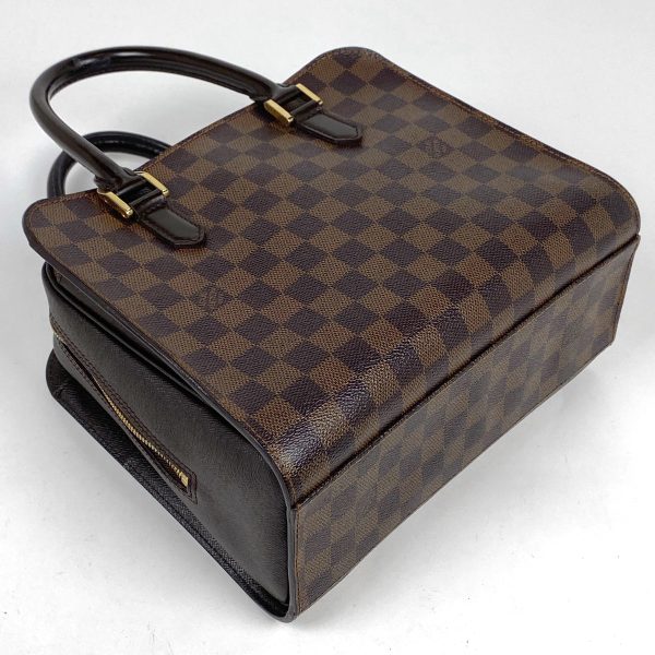 1000072520580 12 Louis Vuitton Triana Handbag Damier Brown