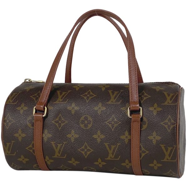 1000072520627 11 Louis Vuitton Papillon 26 Tube Type Handbag Monogram Brown