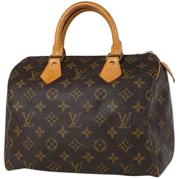 1000072621041 11 Louis Vuitton Speedy 25 Boston Commuter Bag Monogram Brown