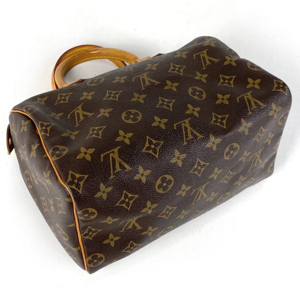 1000072621041 12 Louis Vuitton Speedy 25 Boston Commuter Bag Monogram Brown