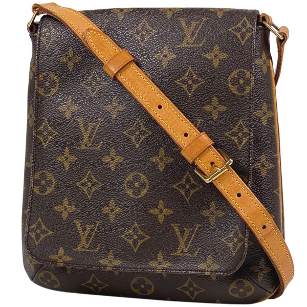 1000072701088 11 Louis Vuitton Musette Salsa Monogram Short Shoulder Bag Brown