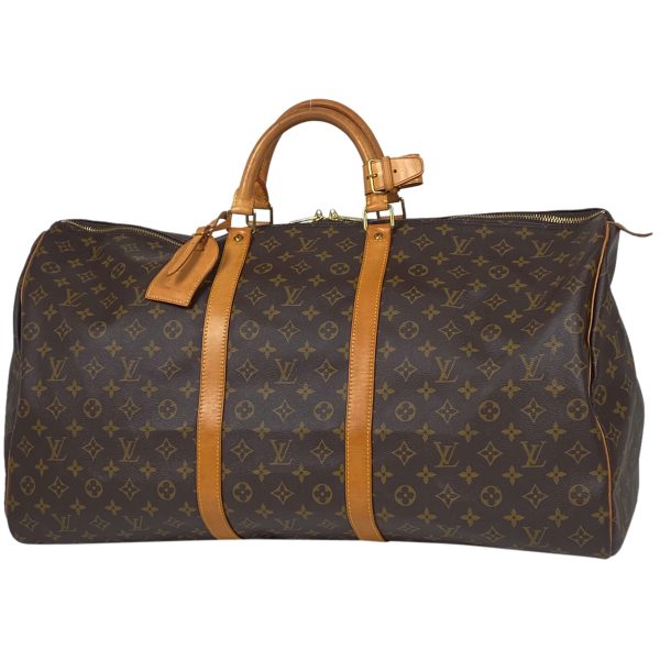 1000072990253 11 Louis Vuitton Keepall 60 Travel Boston Bag Monogram Brown