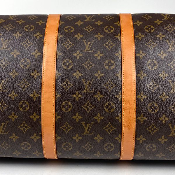 1000072990253 12 Louis Vuitton Keepall 60 Travel Boston Bag Monogram Brown