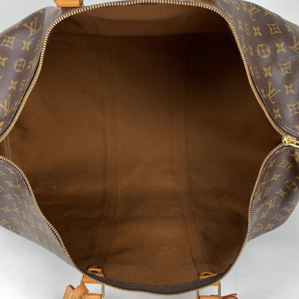 1000072990253 16 Louis Vuitton Keepall 60 Travel Boston Bag Monogram Brown