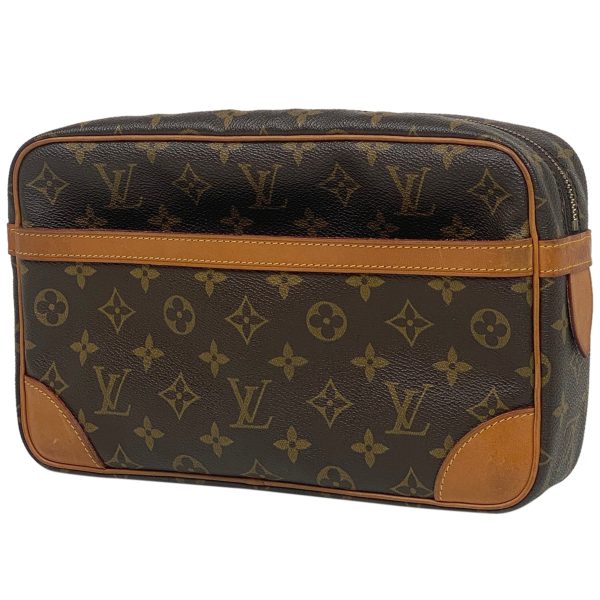 1000072995395 11 Louis Vuitton Compiègne 28 Monogram Clutch Bag Brown