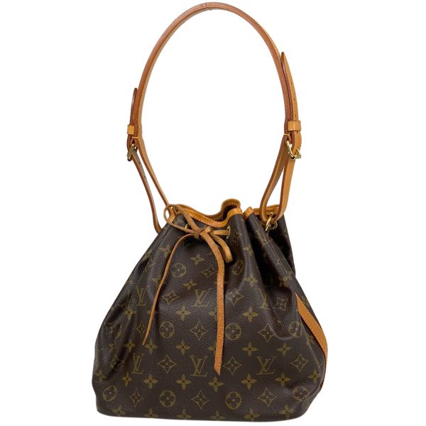 1000072995425 11 Louis Vuitton Petit Noé Monogram Drawstring Shoulder Bag Gray