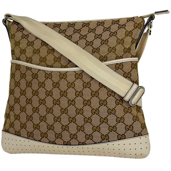 1000072997641 11 Gucci GG Pattern Shoulder Bag Diagonal GG Canvas Beige