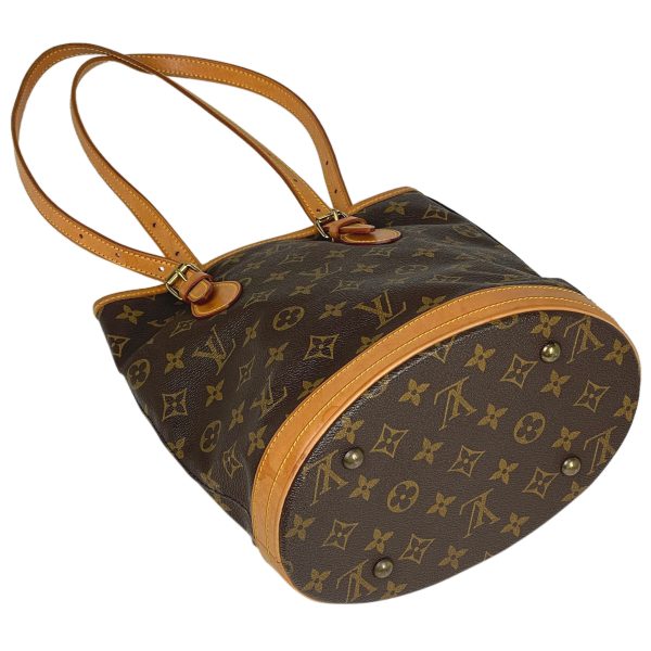 1000073008605 12 Louis Vuitton Petit Bucket PM Shoulder Bag Monogram Brown