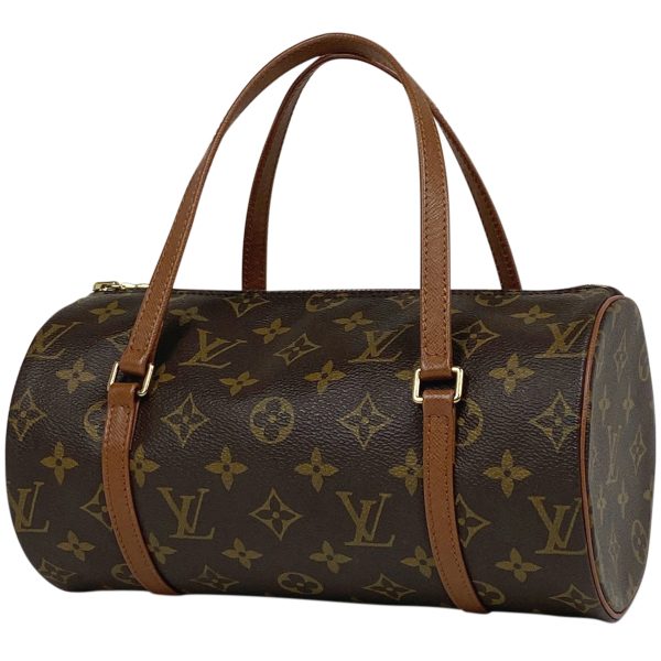 1000073086115 11 Louis Vuitton Papillon 26 Tube Type Handbag Monogram Brown