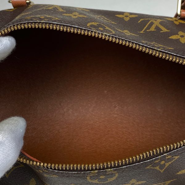 1000073086115 17 Louis Vuitton Papillon 26 Tube Type Handbag Monogram Brown