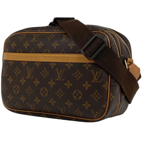 1000073086962 11 Louis Vuitton Reporter PM Monogram Crossbody Shoulder Bag Brown