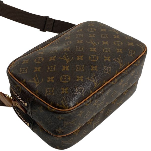 1000073086962 12 Louis Vuitton Reporter PM Monogram Crossbody Shoulder Bag Brown