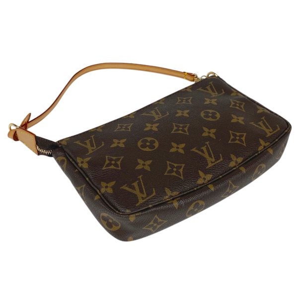 1000073089635 12 Louis Vuitton Pochette Accessories Makeup Cosmetics Accessory Pouch Monogram Brown