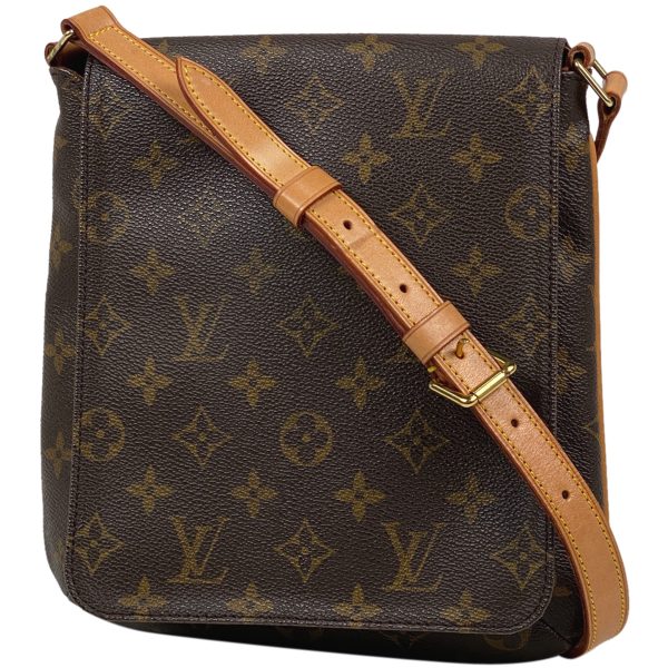 1000073102143 11 Louis Vuitton Musette Salsa Monogram Short Shoulder Bag Brown