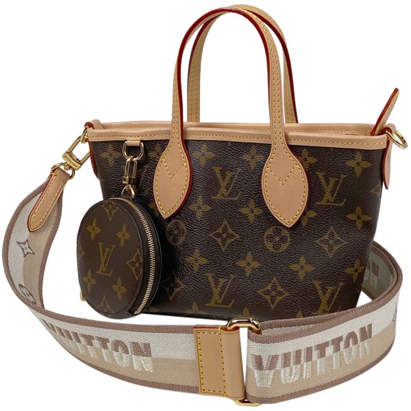 1000073168101 11 Louis Vuitton Neverfull BB Monogram 2WAY Shoulder Bag Brown