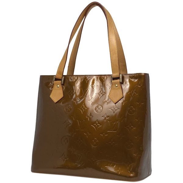 1000073203321 11 Louis Vuitton Houston Handbag Enamel Patent Tote Bag Monogram Vernis Bronze