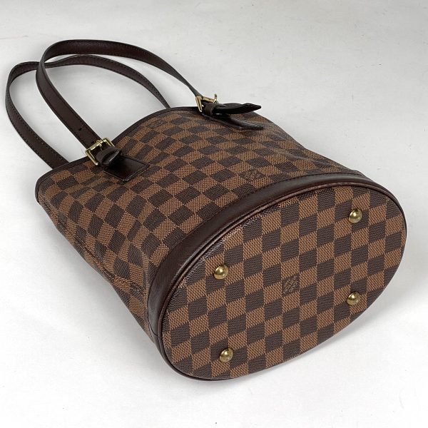 1000073217717 12 Louis Vuitton Louis Vuitton Male Bucket Tote Bag Damier Brown