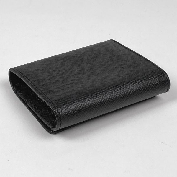 1000073237883 12 Louis Vuitton Portomone Sergey Card Holder Taiga Noir Black