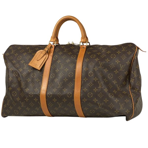 1000073242788 11 Louis Vuitton Keepall 55 Monogram Brown