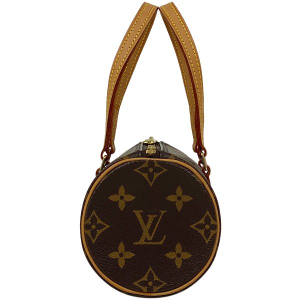 1000073309962 12 Louis Vuitton Papillon 19 Mini Tube Type Handbag Monogram Brown