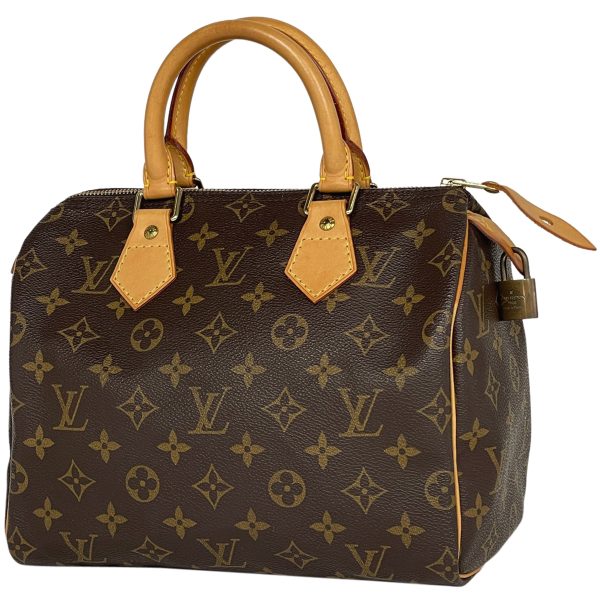 1000073314157 11 Louis Vuitton Speedy 25 Monogram Boston Bag Brown