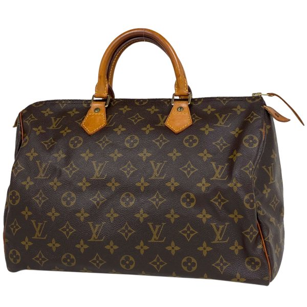 1000073324071 11 Louis Vuitton Speedy 35 Boston Bag Commuter Monogram Brown