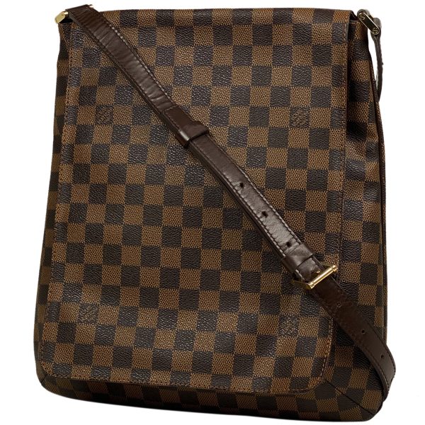 1000073415052 11 Louis Vuitton Musette Salsa Long Crossbody Shoulder Bag Damier Brown