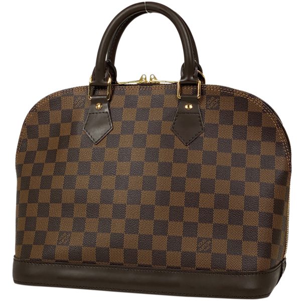 1000073415236 11 Louis Vuitton Alma Commuter Bag Handbag Damier Brown