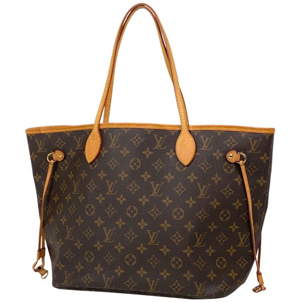 1000073415359 11 Louis Vuitton Neverfull MM Shoulder Bag Shopping Shoulder Tote Bag Monogram Brown