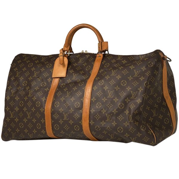 1000073807543 11 Louis Vuitton Keepall Bandouliere 60 Travel Business Boston Bag Monogram Brown