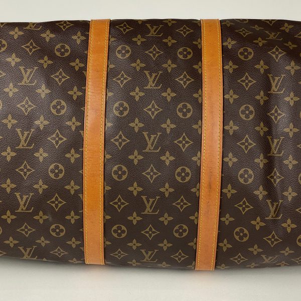 1000073807543 12 Louis Vuitton Keepall Bandouliere 60 Travel Business Boston Bag Monogram Brown