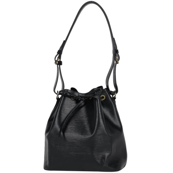 1000073926114 11 Louis Vuitton Petit Noe Drawstring Shoulder Bag Epi Black