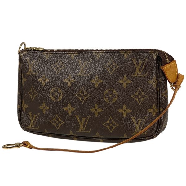 1000074831332 11 Louis Vuitton Pochette Accessoire Makeup Cosmetic Handbag Monogram Brown