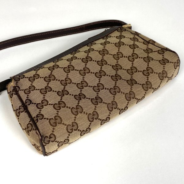 1000074831424 12 Gucci GG Pattern Handbag Accessory Pouch Brown