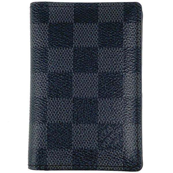 1000074840983 11 Louis Vuitton Organizer de Posh Card Holder Pass Case Damier Graphite Black