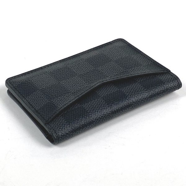 1000074840983 12 Louis Vuitton Organizer de Posh Card Holder Pass Case Damier Graphite Black