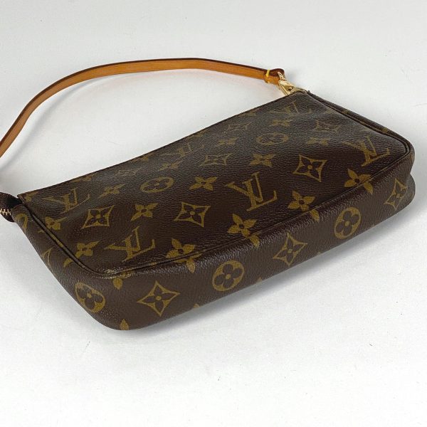 1000074855093 12 Louis Vuitton Pochette Accessoire Makeup Cosmetic Handbag Monogram Brown