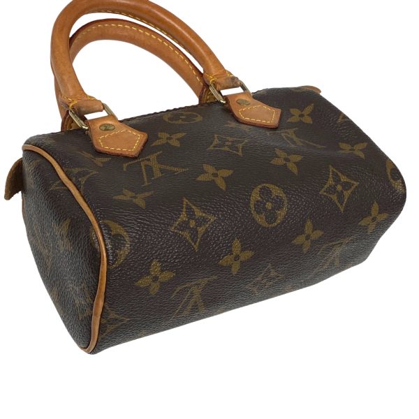 1000075171062 12 Louis Vuitton Mini Speedy Monogram 2way Shopping Shoulder Bag Gray