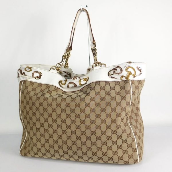 10002726 2 Gucci GG Canvas Beige Shoulder Bag